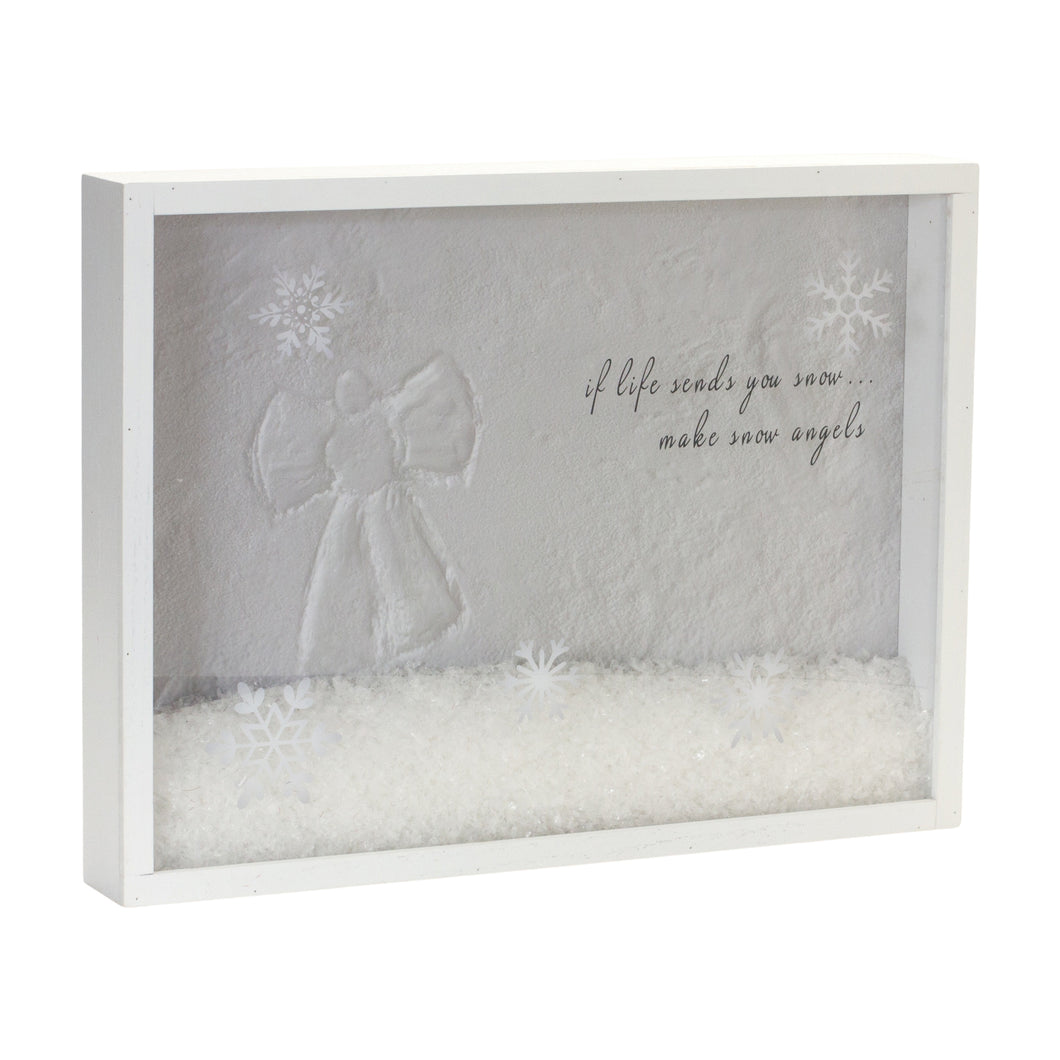 Christmas Frame with Snow