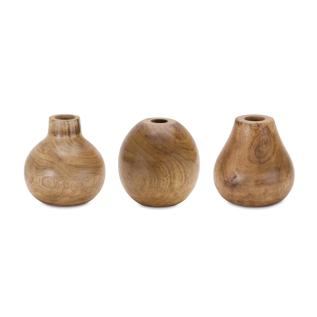 Wood Vases