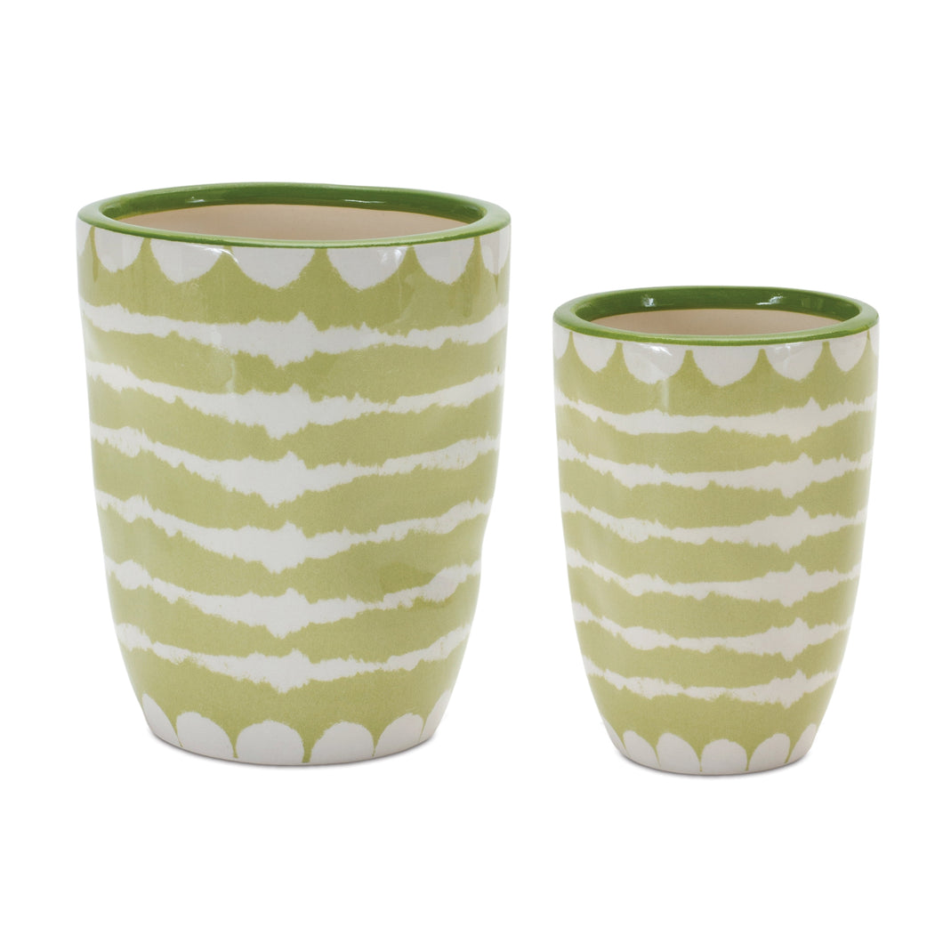 Striped Vases