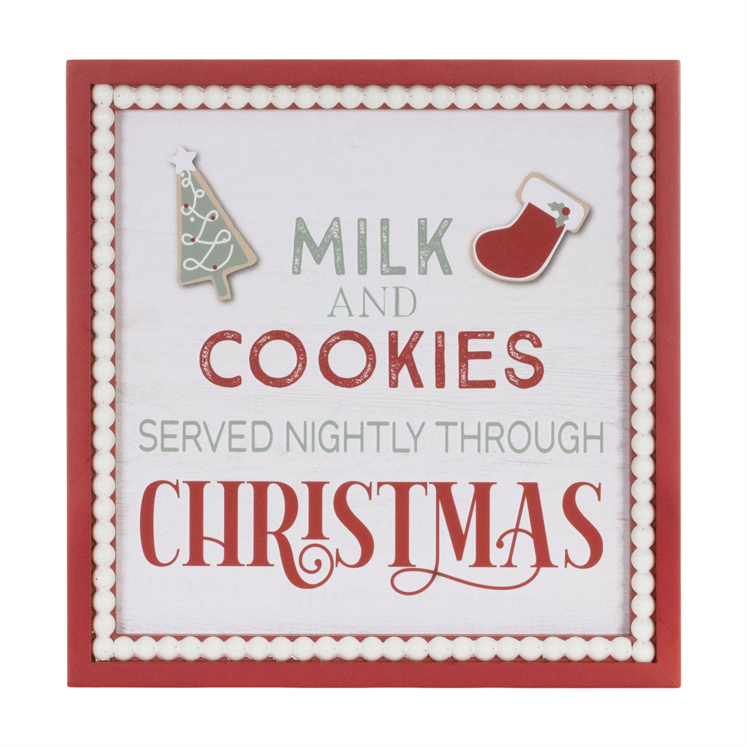 Milk and Cookies Sign