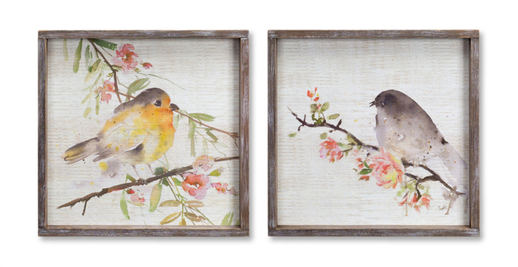 Framed Bird Plaques