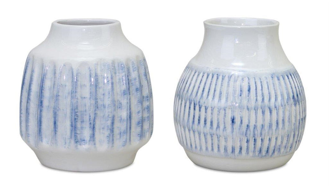 Cool Blues Vase