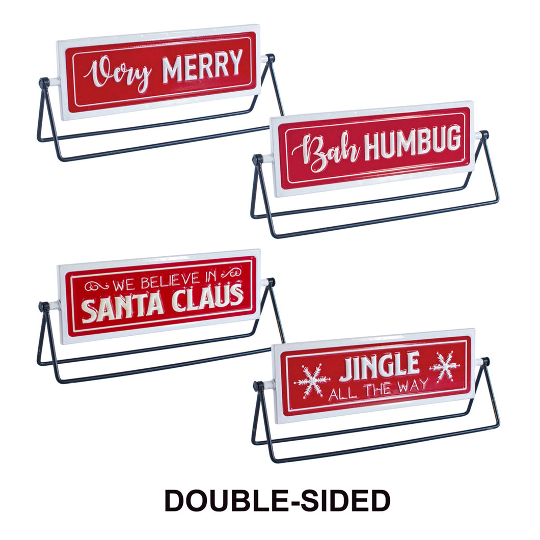 Double-sided Christmas Signs